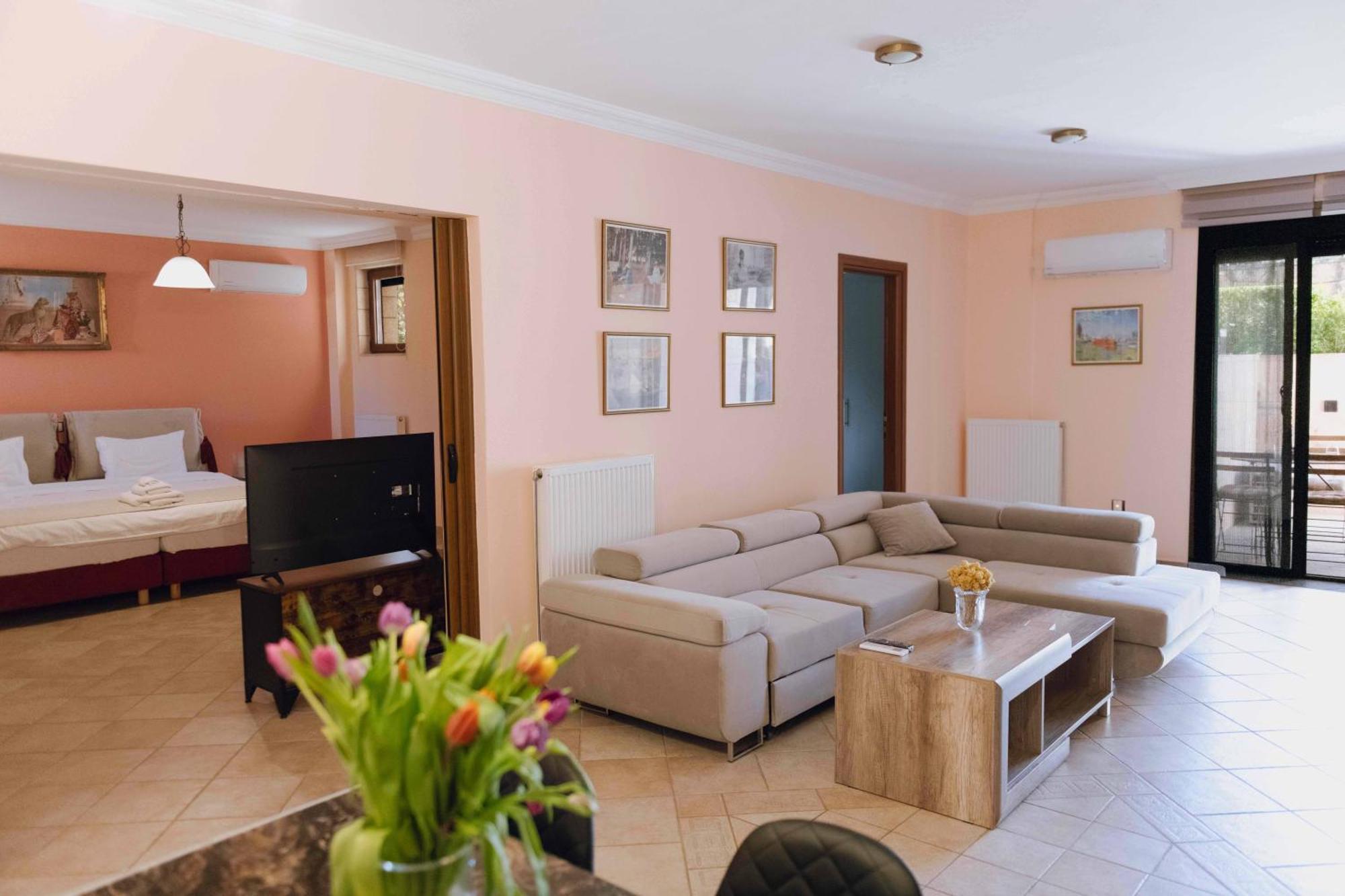 Seaside "Stone & Light Villa Ii" Close To Aegina City Khloi 外观 照片