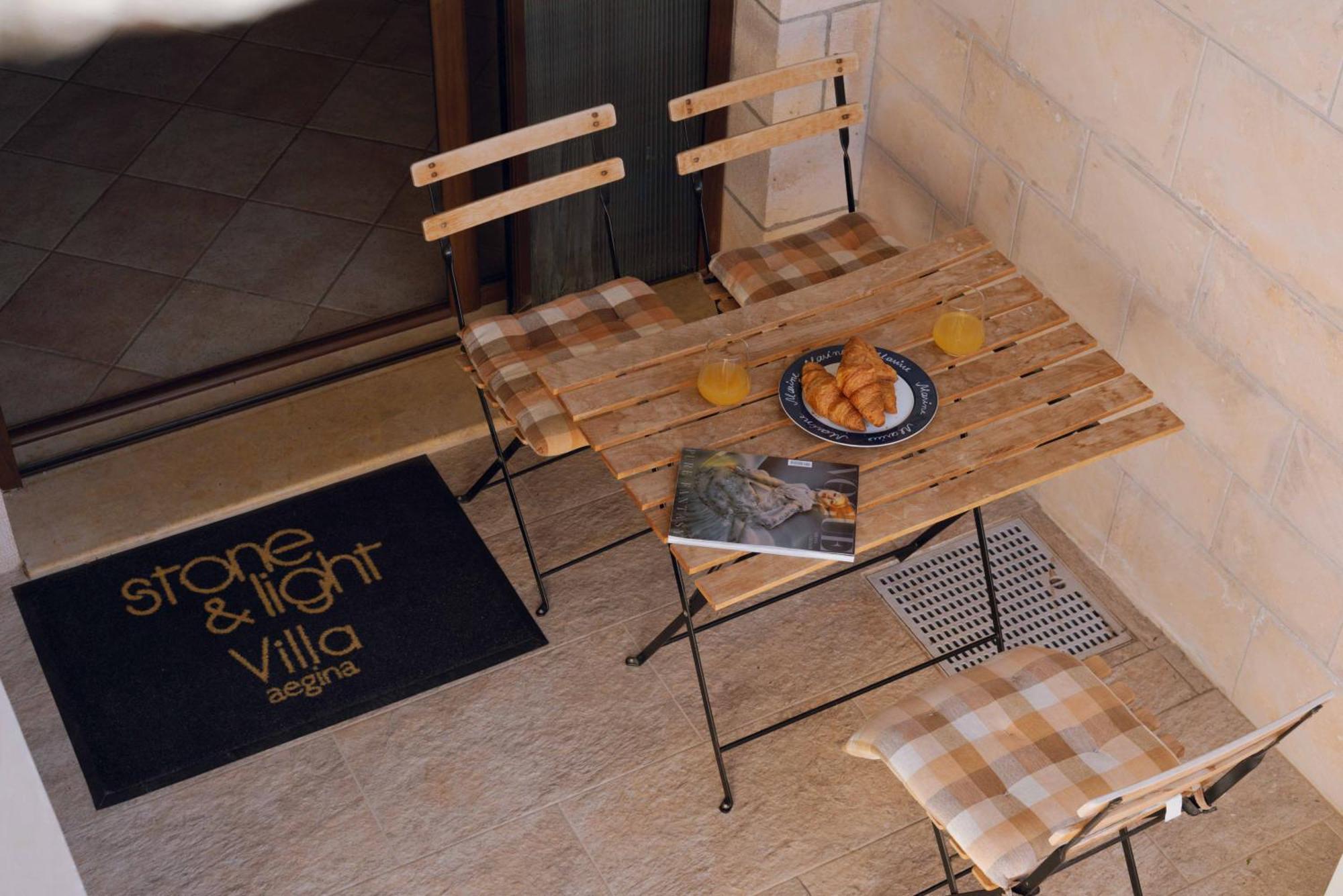 Seaside "Stone & Light Villa Ii" Close To Aegina City Khloi 外观 照片